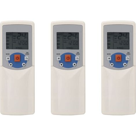 3 mandos a distancia de repuesto para aire acondicionado Midea R05/BGE RM05/BG(T)EA