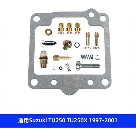 Kit de réparation de carburateur compatible avec Suzuki TU250 TU250X 1997 1998 1999 2000 2001
