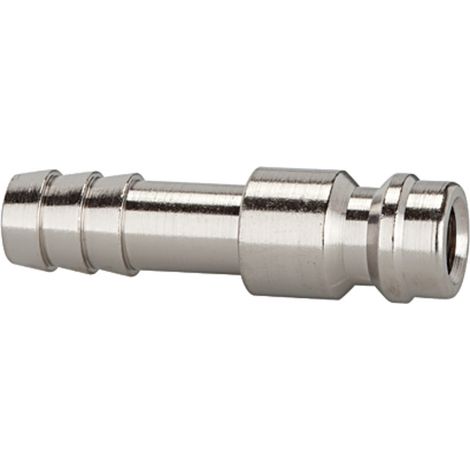 Riegler Einstecktülle für Kupplungen NW 5, Messing vernickelt, Tülle LW 9 (1/2)