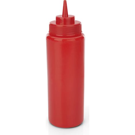 Flacon souple Ø 8 cm 0,95 ltr rouge polyéthylène - Was Germany
