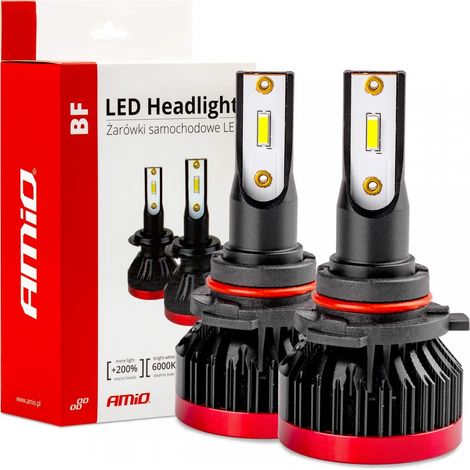 Bombillas LED para coche serie BF HB3 9005/HIR1 9011/H10 6000K Canbus amio-02246 (1/5)