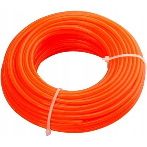 Schneidfaden für Motorsensen und Trimmer, rund, scharf, 2,7mm x 15m