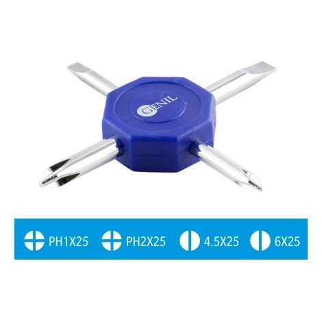 Set Llave Múltiple Contador + Llave Cruz Destornillador (1/5)
