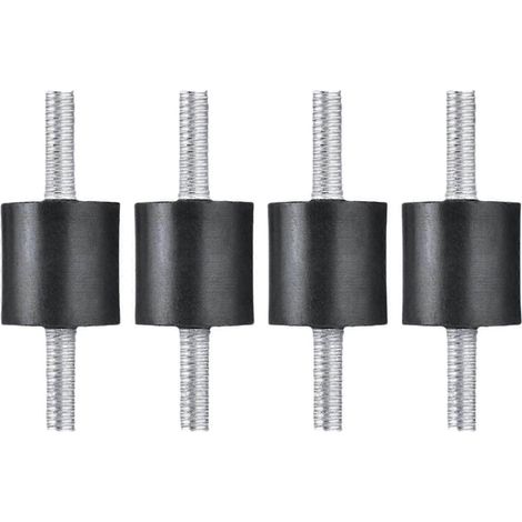 4 supports en caoutchouc pour amortisseurs de suspension, pour pompe à eau automobile, 20 mm x 10 mm, M6 (1/5)