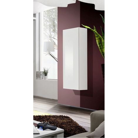 Rangement colonne - Fly - 40 cm x 126 cm x 29 cm - Blanc - Livraison gratuite