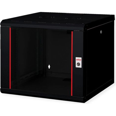 Roline 26.21.0173 Wandregal schwarz 600x600 mm