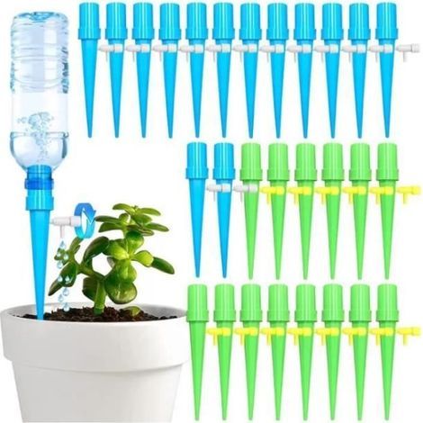 28 Drip Watering Kits for Bottles, Adjustable Automatic Irrigation System for Plants, Perfect for Garden and Balcony (1/4)