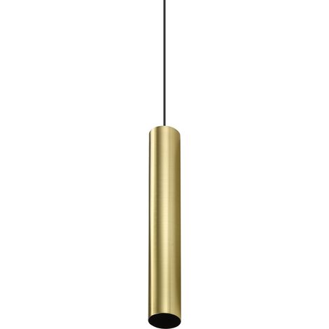 Ideal Lux Sospensione moderna Look 1 luce GU10 ottone alluminio vetro
