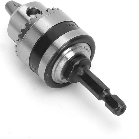 Mandrin de perceuse léger 0,6-6 mm 3/8-24UNF + rallonge hexagonale 1/4" avec filetage 3/8". (1/5)