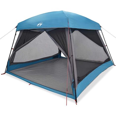 vidaXL Tienda de campaña familiar para 6 personas impermeable azul (1/2)