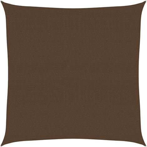 Maison Exclusive - Vela Parasole 160 g/m² Marrone 7x7 m in HDPE