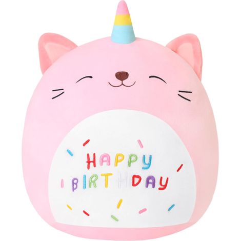 25 cm großes Plüschkatzenkissen, Kawaii-Einhorn-Plüschtier, süßes Geburtstagsgeschenk für Kinder (1/5)