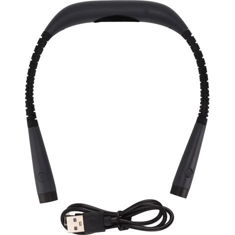 LED neck reading light, 3 colors, adjustable brightness, 1000mAh rechargeable battery, foldable arms, book for knitting (1/5)