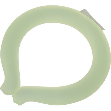Tour de cou rafraîchissant réutilisable, mains libres, dissipation de chaleur, idéal pour l'été et le bureau, point de congélation 23, taille M, vert (1/5)