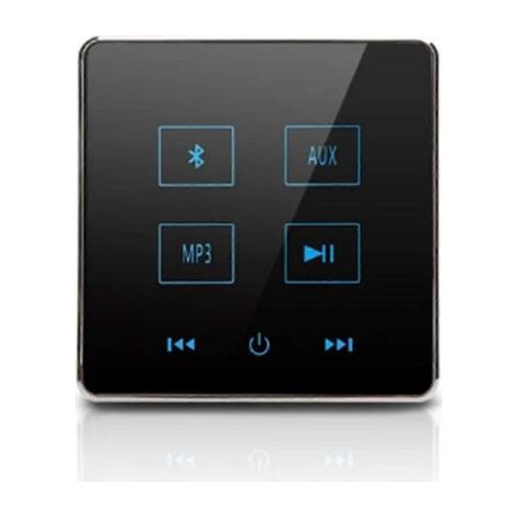 Bluetooth-Wandverstärker für Heimkino mit USB- und TF-Kartenunterstützung (schwarz) (1/5)