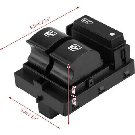 Bouton de commutation de fenêtre électrique de voiture pour relais Citroen Fiat Doblo Ducato Peugeot Boxer 735421419,de (1/3)