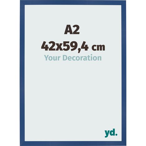 yd. - Cadre photo A2 42x59.4 - Bleu Fonce - MDF - Bologna