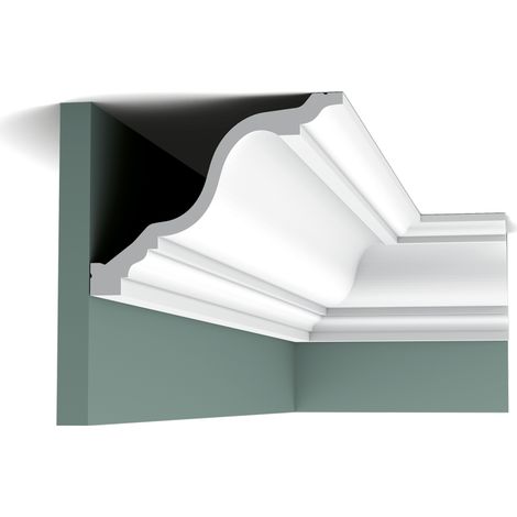 Cornisa de cuello de cisne - Orac Decor - L200xP19.6xH15cm - C334