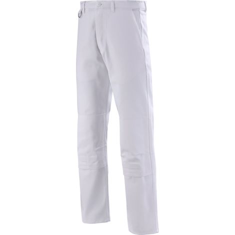 PANTALÓN DE PROTECCIÓN PARA LAS RODILLAS ESENCIALES BLANCOS M - FR(46)