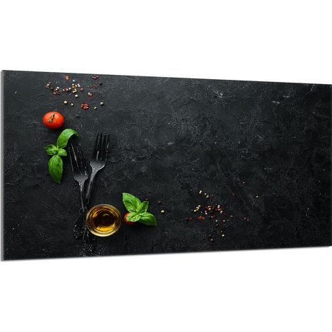 Placa de protección de horno de vidrio 90x52 Pizarra (1/5)