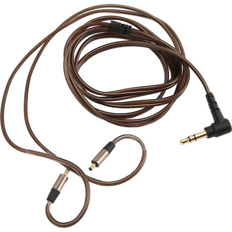 Câble de rechange pour écouteurs IRock A8, connecteur 3.5mm plaqué or, fil OFC haute fidélité, longueur 1.2 mètres, amélioration du son. (1/5)