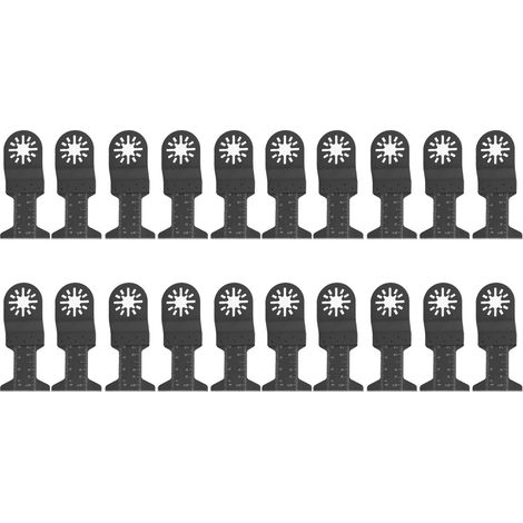 GARRYFIZH Lames de scie oscillantes, 20 pièces 43 mm Outil polyvalent pour la réparation et la coupe