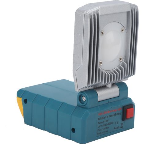Lampe de travail LED universelle avec interface pour batterie au lithium, 1000 lm, 18 V, TPDL-10 W (1/5)