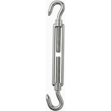 M6-Haken, Edelstahl 304, Seilspanner, mit Kabelspannungseinstellvorrichtung, 1 Stück pro Packung.