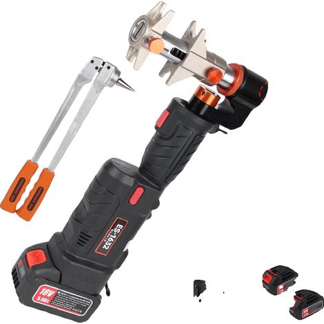 Herramienta de expansión de prensa axial hidráulica, rango de engaste de 6 a 32 mm, fuerza de salida de 18 kN, compatible con sistemas de baterías de 18 V, construcción de acero duradera, certificació (1/5)