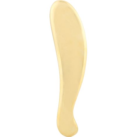 Racloir en laiton pour massage Gua Sha, outil de soulagement des douleurs musculaires, stimulateur de points d'acupression et de fascia, planche de grattage corporel, accessoire de bien-être. (1/5)