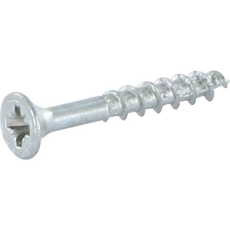 Vis Spax Tête fraisée Pozi N°2 4X40 Filetée sur 22 Filetage partiel WIROX-100 pièces (1/5)