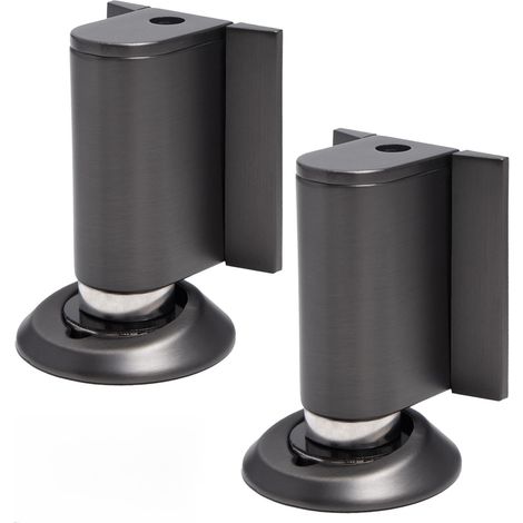 2 Pièces Cale Porte Bloc Porte Magnétique Butée Invisible (1/4)