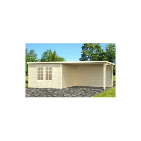 CASETTA DA GIARDINO IN LEGNO D' ABETE NORDICO(28mm) - cm 670x320cm -PAVIMENTO ESCLUSO- ITALFROM13 (1/2)