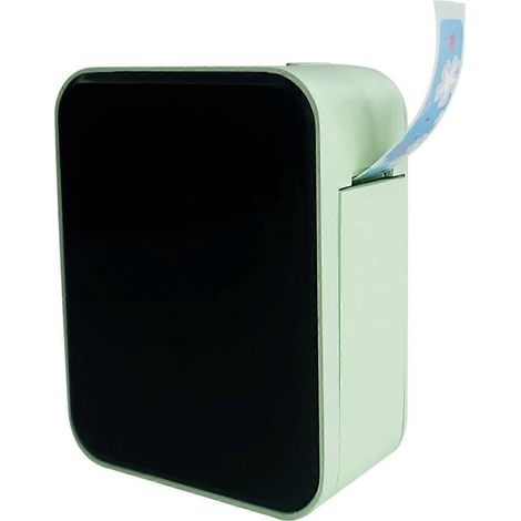 Imprimante d'étiquettes thermique sans fil Bluetooth P15 verte (1/5)