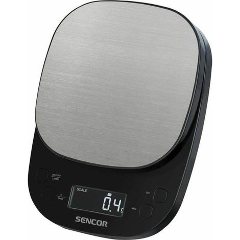 Sencor SKS 0804BK báscula de cocina compacta negra