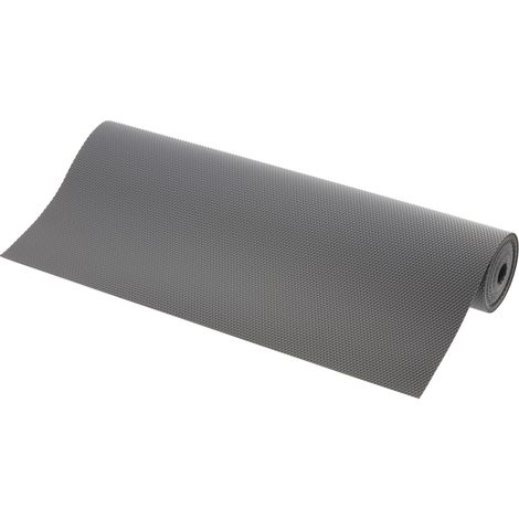 Tapis Antiderapant pour Tiroirs et Étagères de Réfrigérateur, Rouleau de Tapis pour Armoire, Protection Tiroir Cuisine, Protege Tiroir et Placard Cuisine - Anthracite, 48 x 150 cm (1/5)