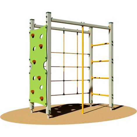 Jenetix 714 filet d&039escalade pour aire de jeux poteau d&039escalade 100x210x245h - 1 Kg