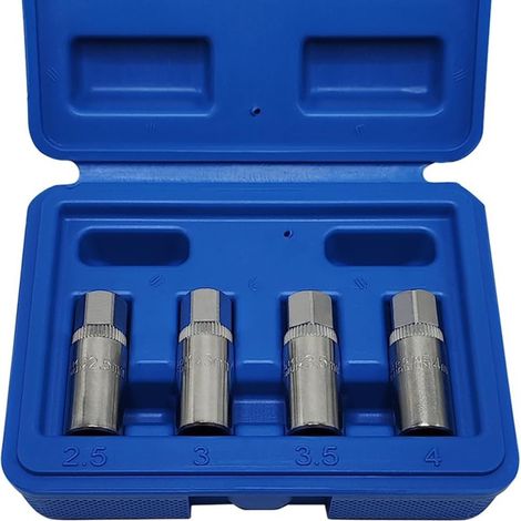 4 pièces 1/4, goujons filetés double extrémité boulon, vis sans tête à double filetage, extracteur de vis pour filetage endommagé (1/5)