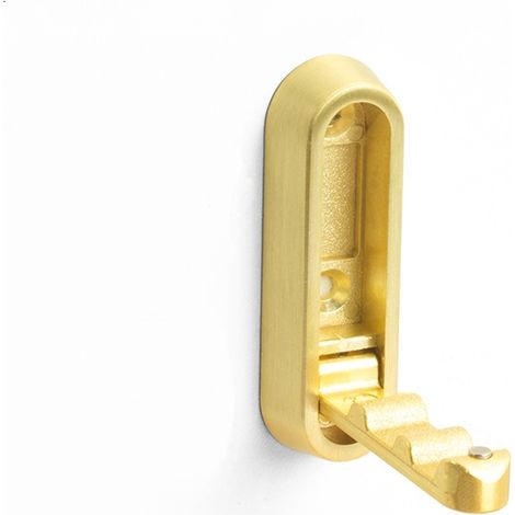 2 Stück faltbare Wandhaken, Aluminium-Wandhaken, 90-Grad-Klapphaken, unsichtbare Kleiderhaken für Büro, Küche, Schlafzimmer, Badezimmer, Küche