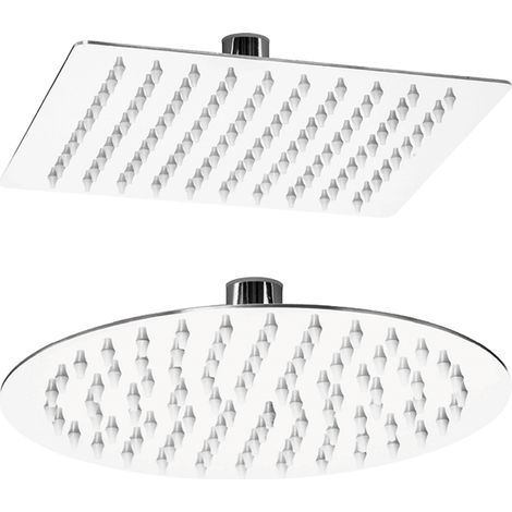 SET DOCCIA 'STARTER' quadrato - soffione 20 x 20 cm  - METAFORM