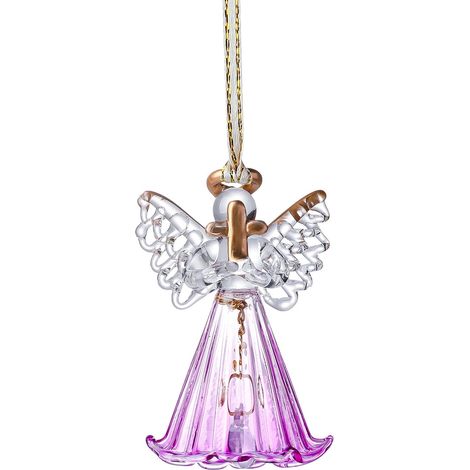 Angel - Verre Cristal - Décoration Fenêtre Intérieur Extérieur - Idéal Pour Maison Voiture Porche - Ornement Suspendu - 1 Pièce (1/5)