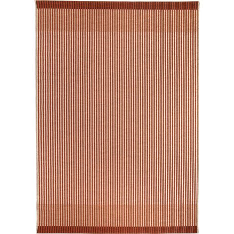 VIVARAISE - Tapis extérieur Slava en polypropylène Terracotta - Vivaraise