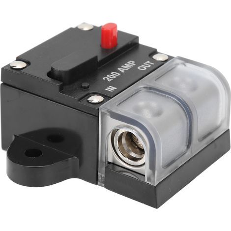 Circuit Breaker Circuit Breaker ABS Trolling Marin avec Kit Accessoires 200A pour Protection Circuits (1/4)