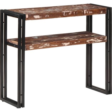Maison Exclusive - Tavolo Consolle 90x30x75 cm in Legno Massello di Recupero