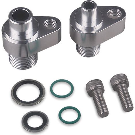 Raccord de compresseur de climatisation LS pour 10S17F/10S20F, 451‑1105 / 451‑1106 (1/5)