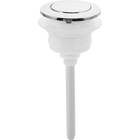 Bouton chasse d’eau Wc Bouton-poussoir, Abs, Argenté (1/5)
