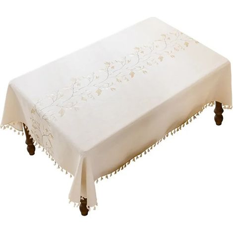 Table imperméable nordique en coton extérieur décoration fluide (1/5)