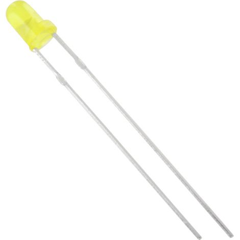 TRU COMPONENTS 1577458 LED jaune rond 3 mm 275 mcd 60 ° 20 mA