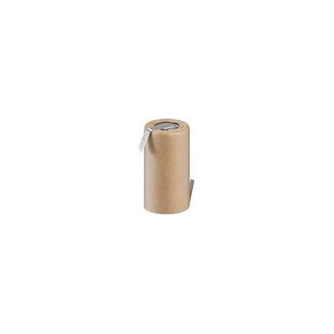 Sub-C, 1500 mAh, Lötfahne (Z) Akku, 1 Stk. unverpackt, Nickel-Metallhydrid Akku (NiMH), 1,2 V, Pappe, Lötfahne (Z). Bauform Flat-Top Papier 1Z