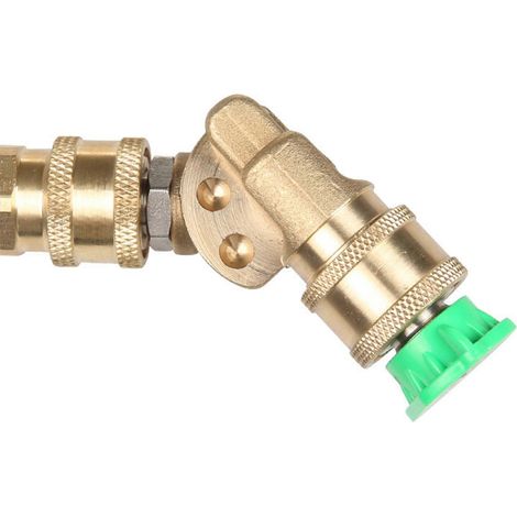 Accessoires auto réglables, buse en cuivre, nettoyeur haute pression anticorrosion (1/4)